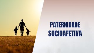 Paternidade socioafetiva [upl. by Burkley]