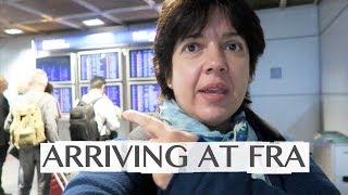 ARRIVING AT FRANKFURT AIRPORT FRA  GOING TO LONG DISTANCE TRAIN STATION [upl. by Revert]