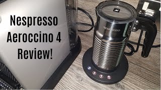 Nespresso Aeroccino 4 Milk Frother Review  Worth upgrading from the Aeroccino 3 [upl. by Ailices703]