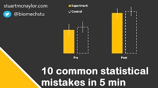 Ten Statistical Mistakes in 5 Min [upl. by Oynotna]