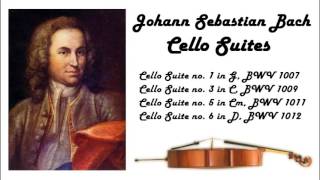 Johann Sebastian Bach  Cello suites in 432 Hz great for reading or studying [upl. by Rosita604]