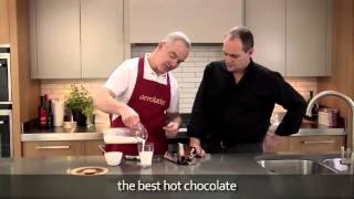 How to make a hot chocolate using an aerolatte milk frother [upl. by Mehitable]