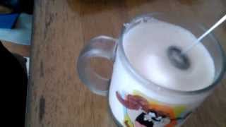 Aerolatte Review Frothing Cold Milk In Under 1 Minute [upl. by Kaile244]