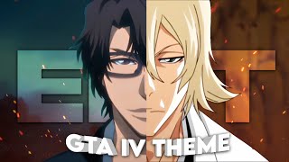 Aizen x Urahara  GTA IV Theme Edit [upl. by Boy]